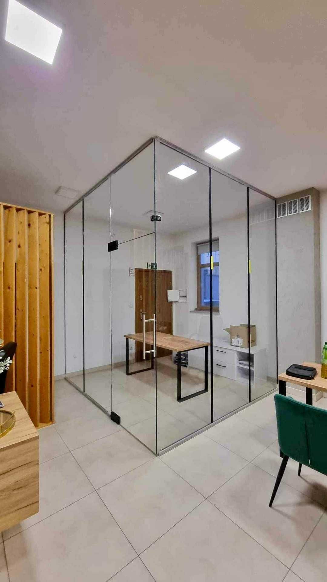 kabiny prysznicowe/zabudowy szklane/daszki szklane/balustrady szklane