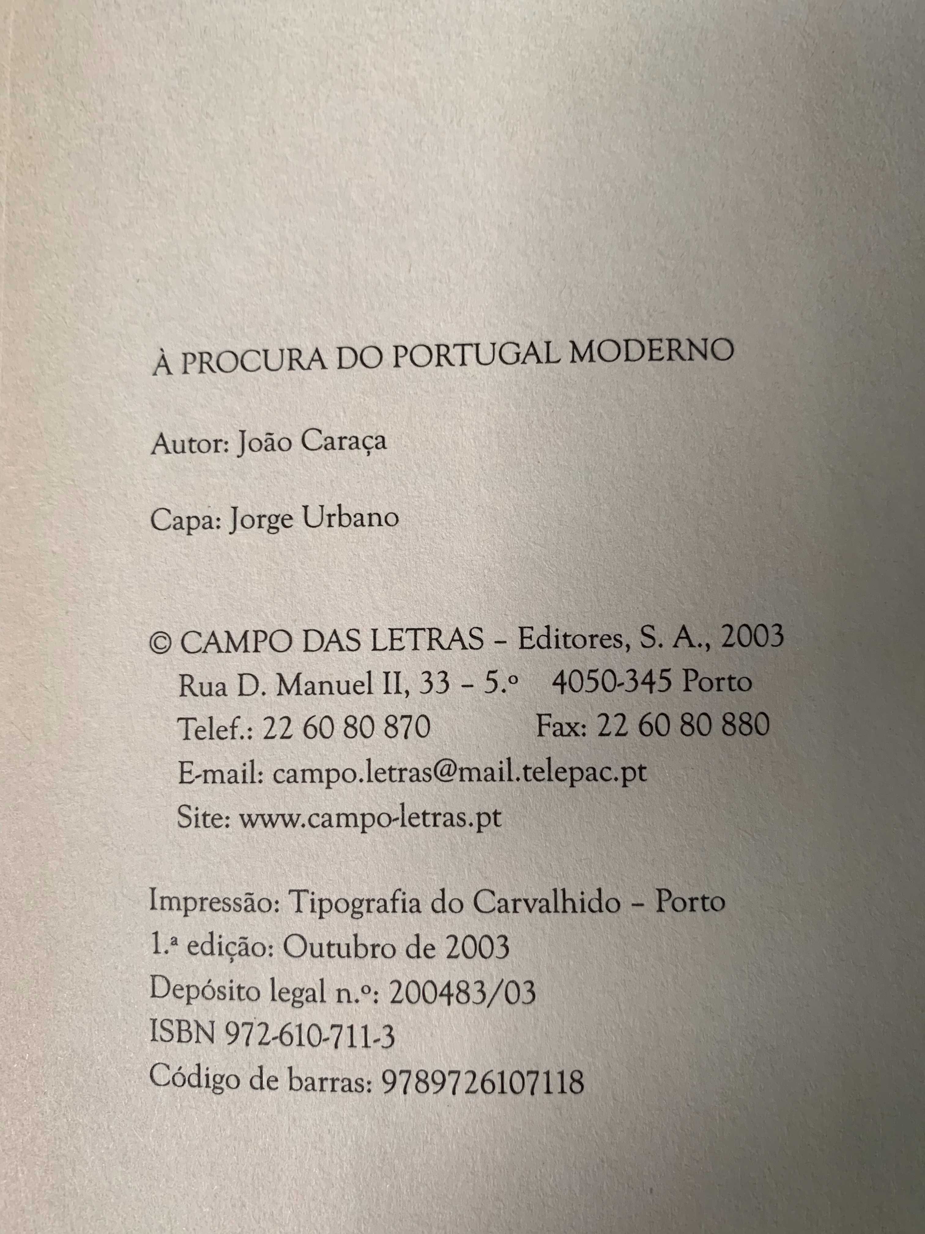 À Procura do Portugal Moderno, de João Caraça