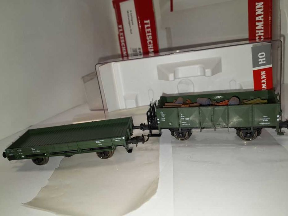 Набір вагонів 2 шт. Fleischmann 591002. Залізниця Пико. Piko НО 1:87