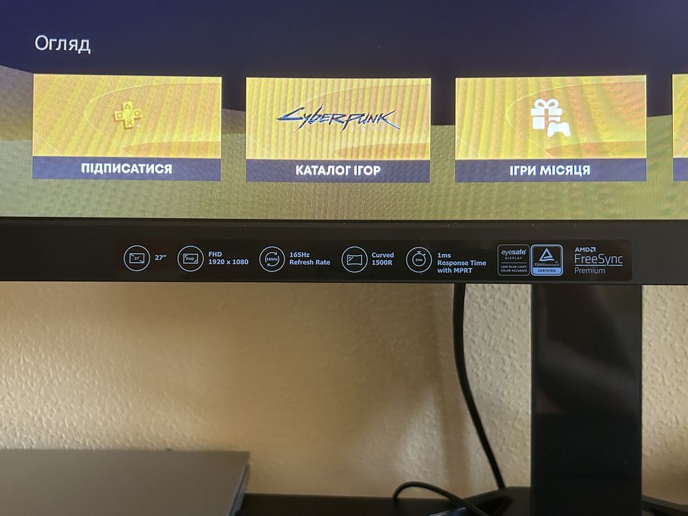 Монітор Lenovo g27c-30 165Hz