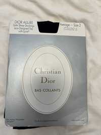 Pończochy granatowe Christian Dior rozm 2 Unikat