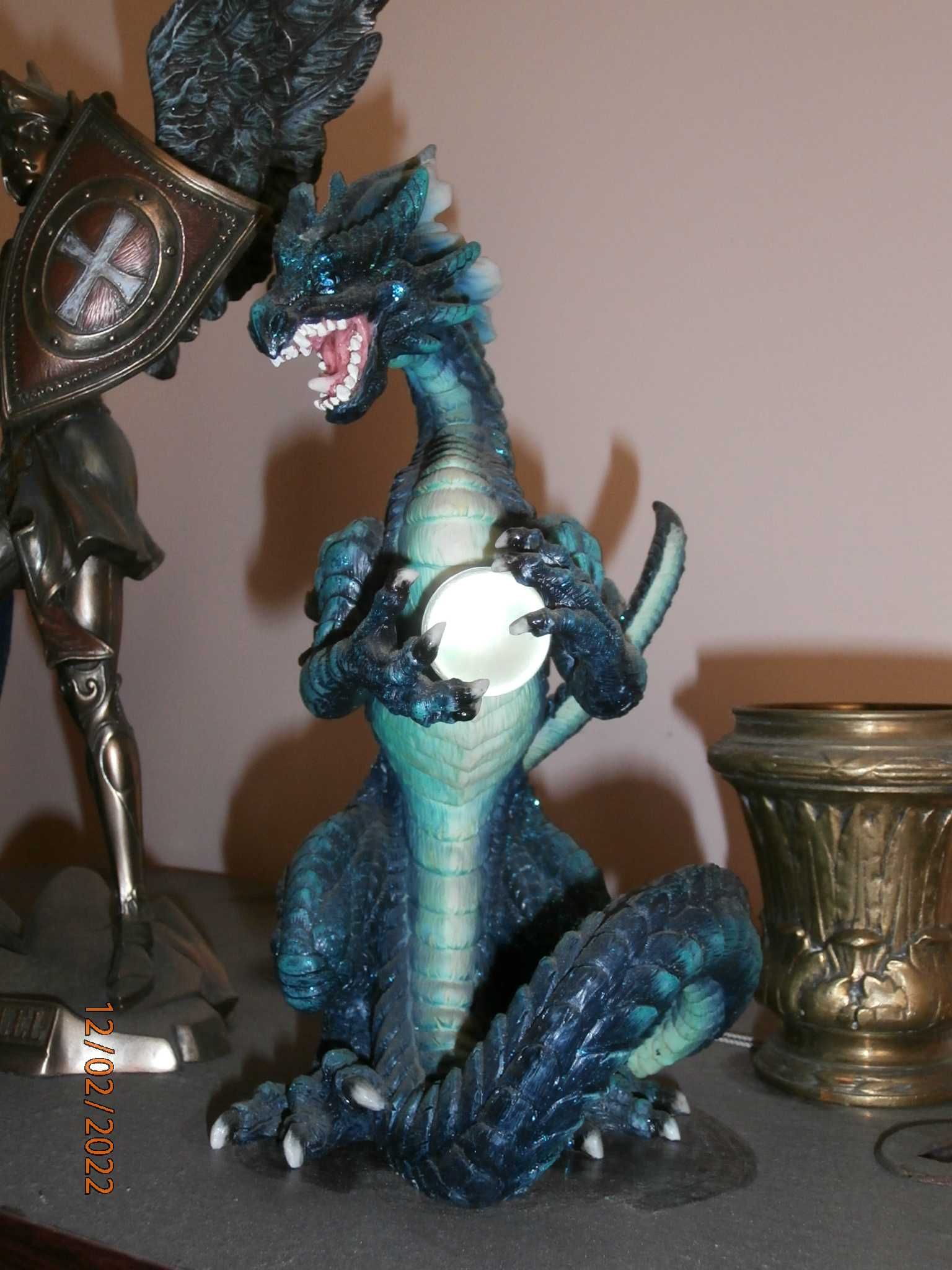 Figurka Smoka / Zielony Smok Mag Firmy Nemesis Now