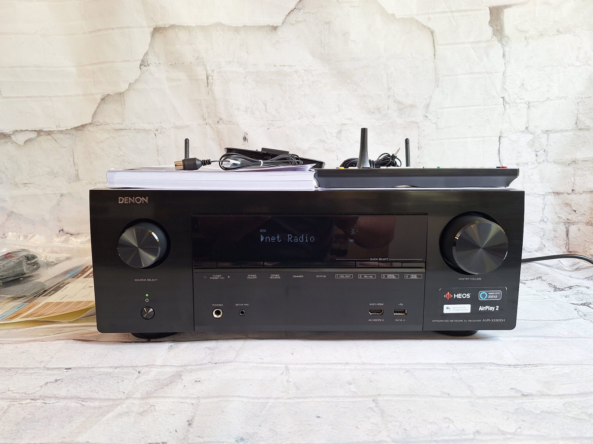 Mocny  Denon AVR-X2600 4K eARC Wi-fi BT Atmos Vision 7.2