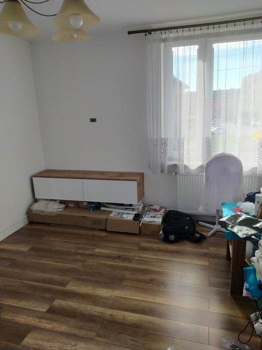 Mieszkanie 50m kwadratowych + mała działka z budynkiem gospodarczym