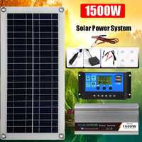 painel solar, bateria solar, bateria , controlador  1500W, 12V, 60A