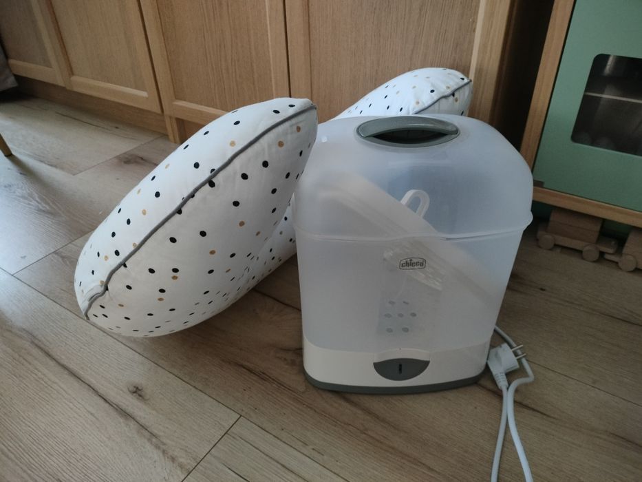 Sterylizator parowy chicco poduszka do karmienia Tiny star