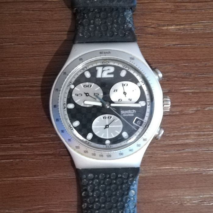 Relógio Swatch Irony Chrono Daredevil - YCS4009AG, de 1999