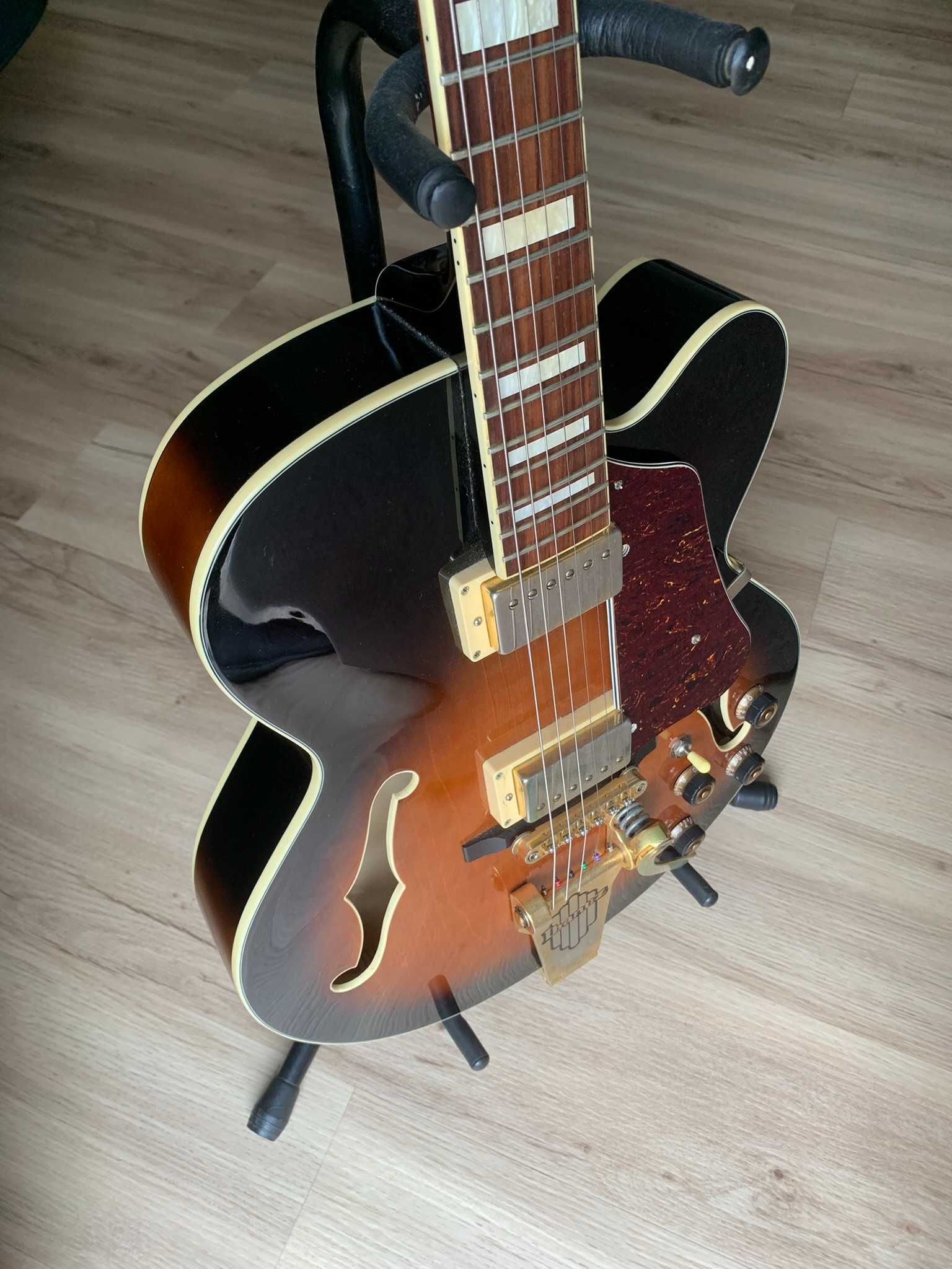 Ibanez AF75TDG-VSB com Case Gator