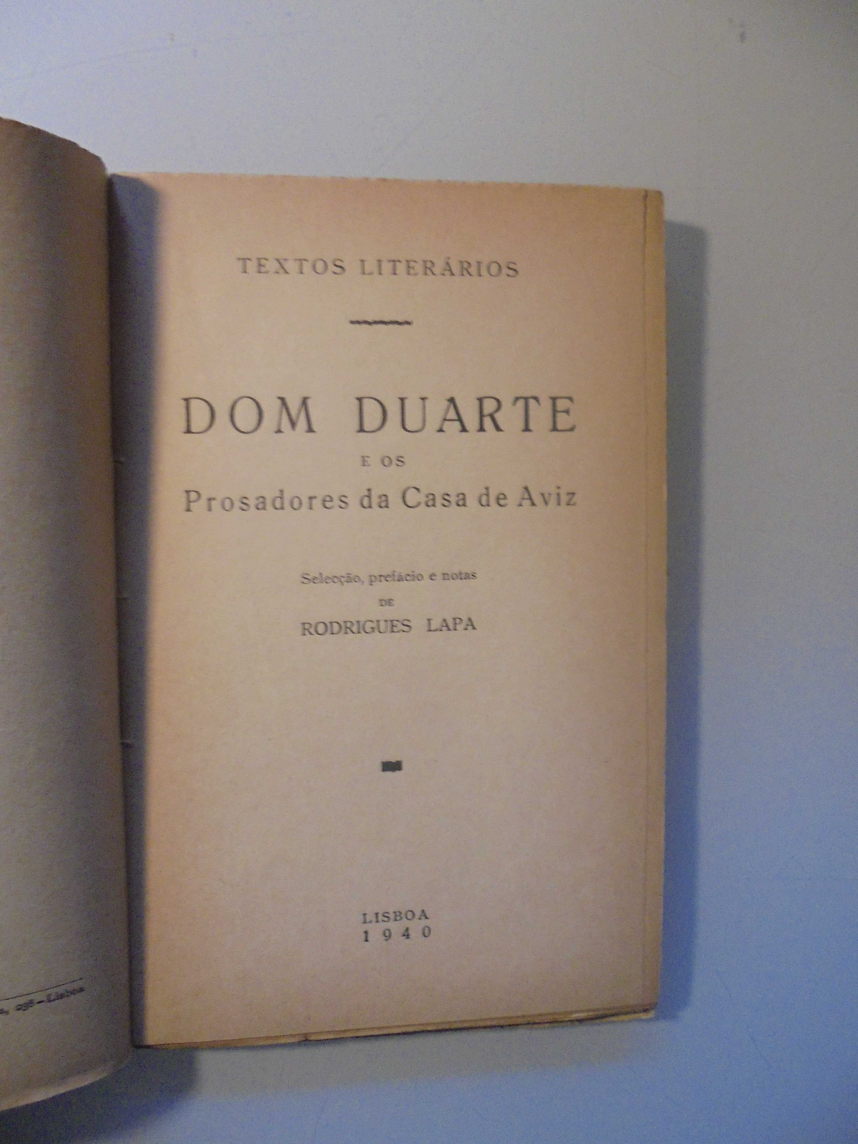Lapa (Rodrigues);Dom Duarte e os Prosadores da Casa de Aviz