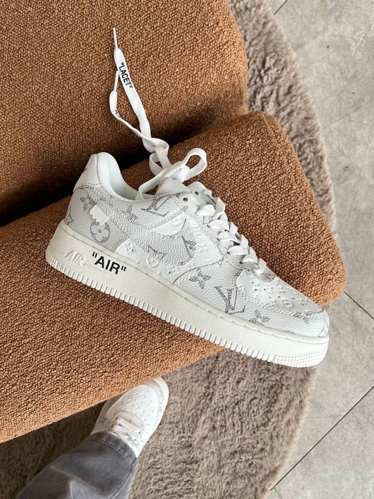 Sneakersy Nike Air Force x Louis Vuitton grey