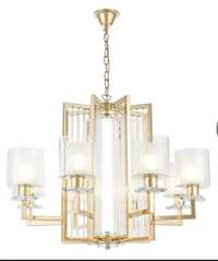 żyrandol Lampa wisząca nowoczesna złota manhattan W8 Lumina Deco