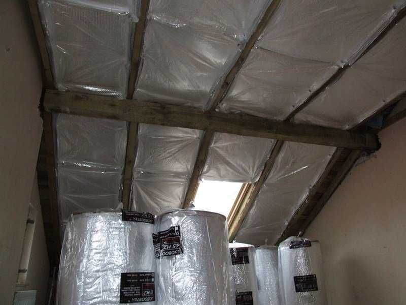 Izolacja do poddaszy ISOBOOSTER T2 nie wełna - rolka 15 m kw.
