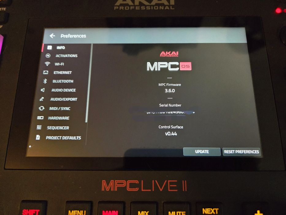 Sampler AKAI MPC Live II (2) como novo