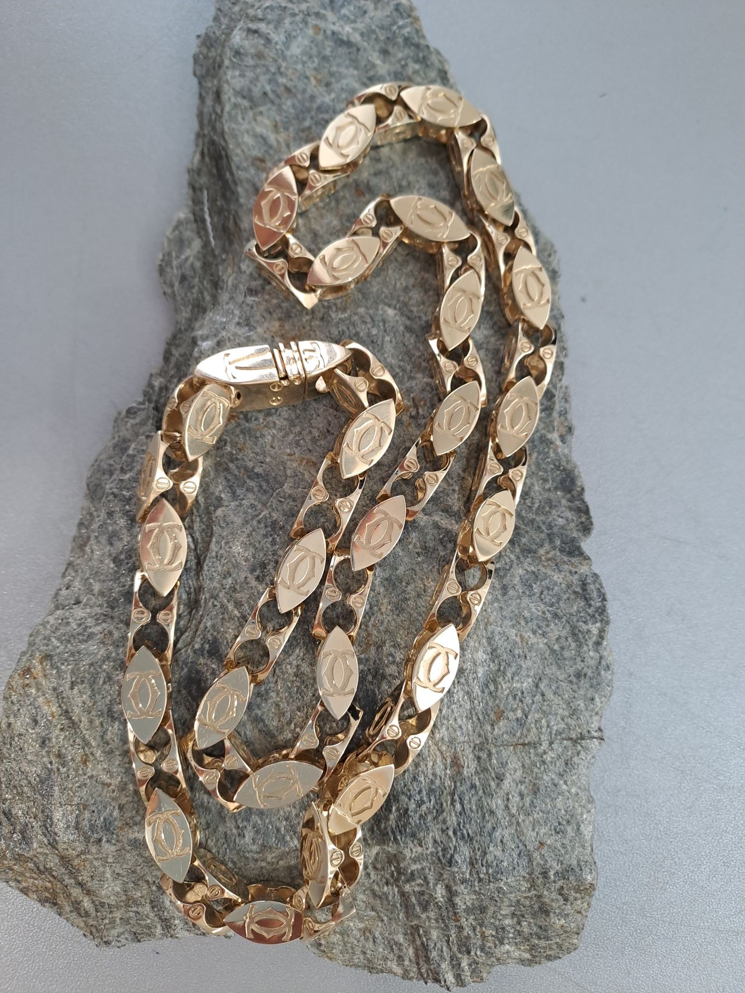 Złoty Łańcuszek splot CARTIER Pr 585  129.12 Wyrób  Nowy