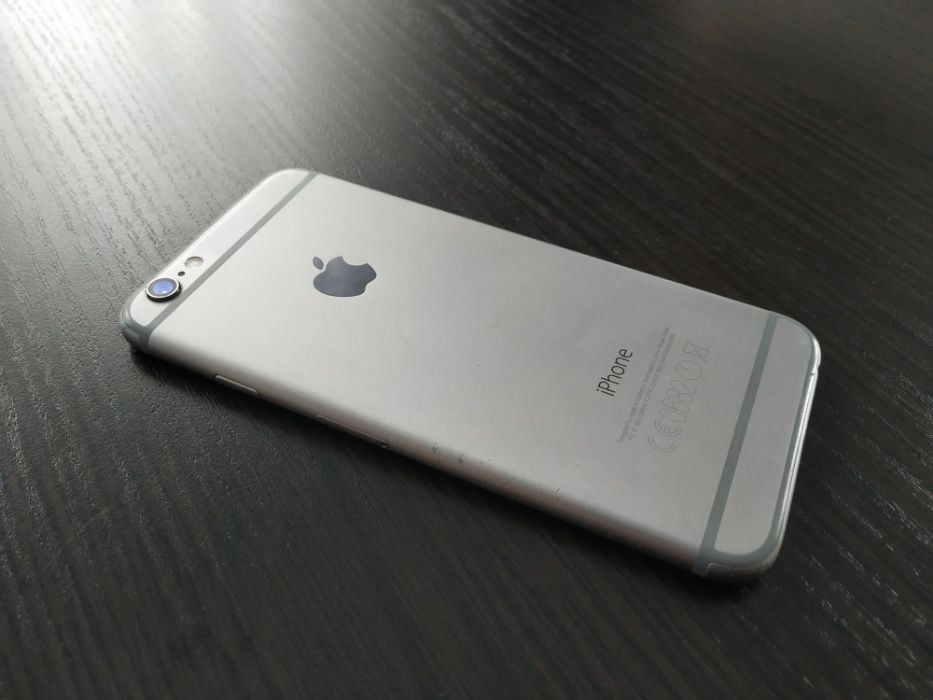 Iphone 6 Srebrny KOMPLET szkło etui dowód zakupu