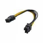 Kabel Adapter Akyga Ak-Ca-07 Pci Express 6-Pin (F) / 8-Pin (M) 0,2M