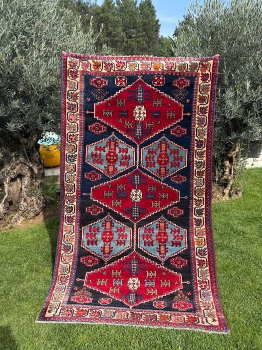 Dywan Perski Vintage Ręcznie Tkany Iran Hamadan 235x133 galeria 11 tys