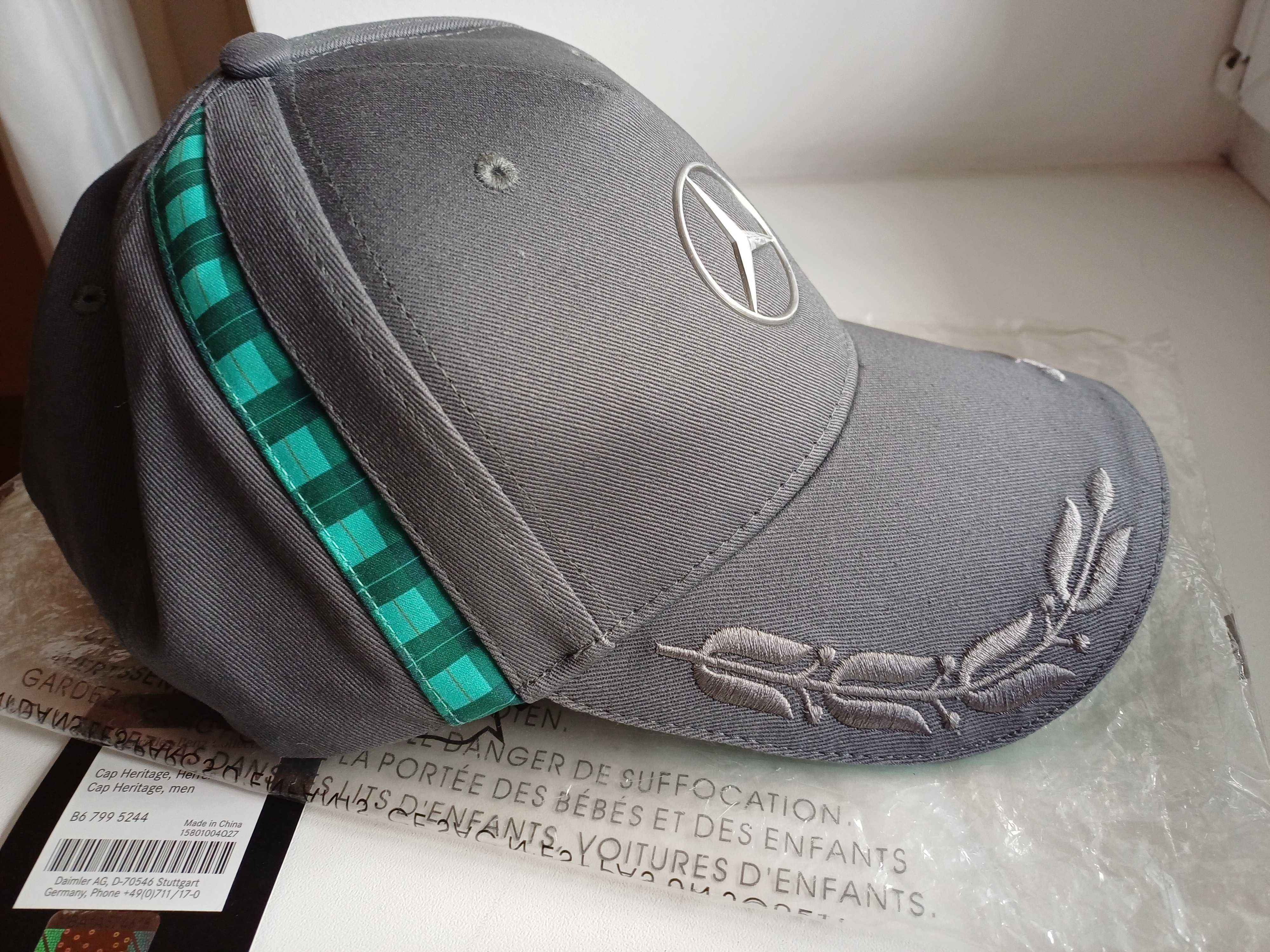 Бейсболка Кепка Mercedes-Benz Baseball Cap Heritage Grey B67995244