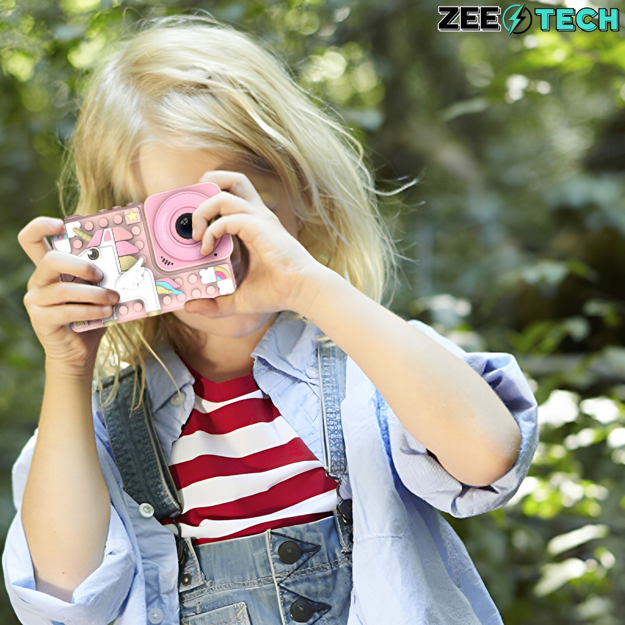 Aparat Fotograficzny Cyfrowy Dla Dzieci 40Mpx Kamera Selfie+Karta 32Gb