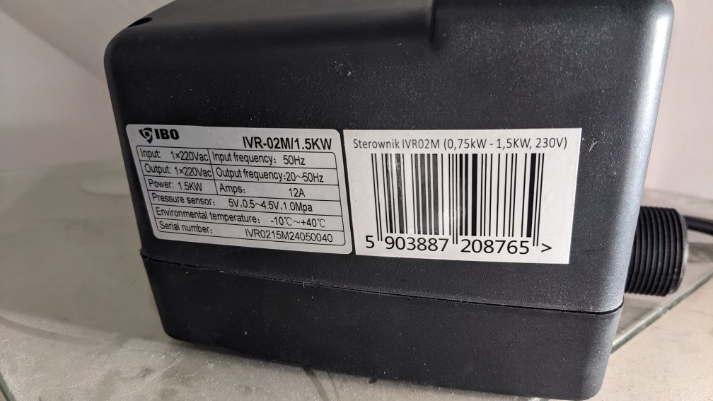 Falownik pompy studni IVR-02M IBO 0,37-1,5kW