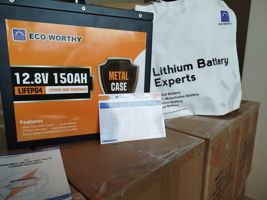 Акумулятор  Eco-Worthy 48V - 100АГ, 280АГ ; 12v LiFePO4 В НАЯВНОВСТІ!!