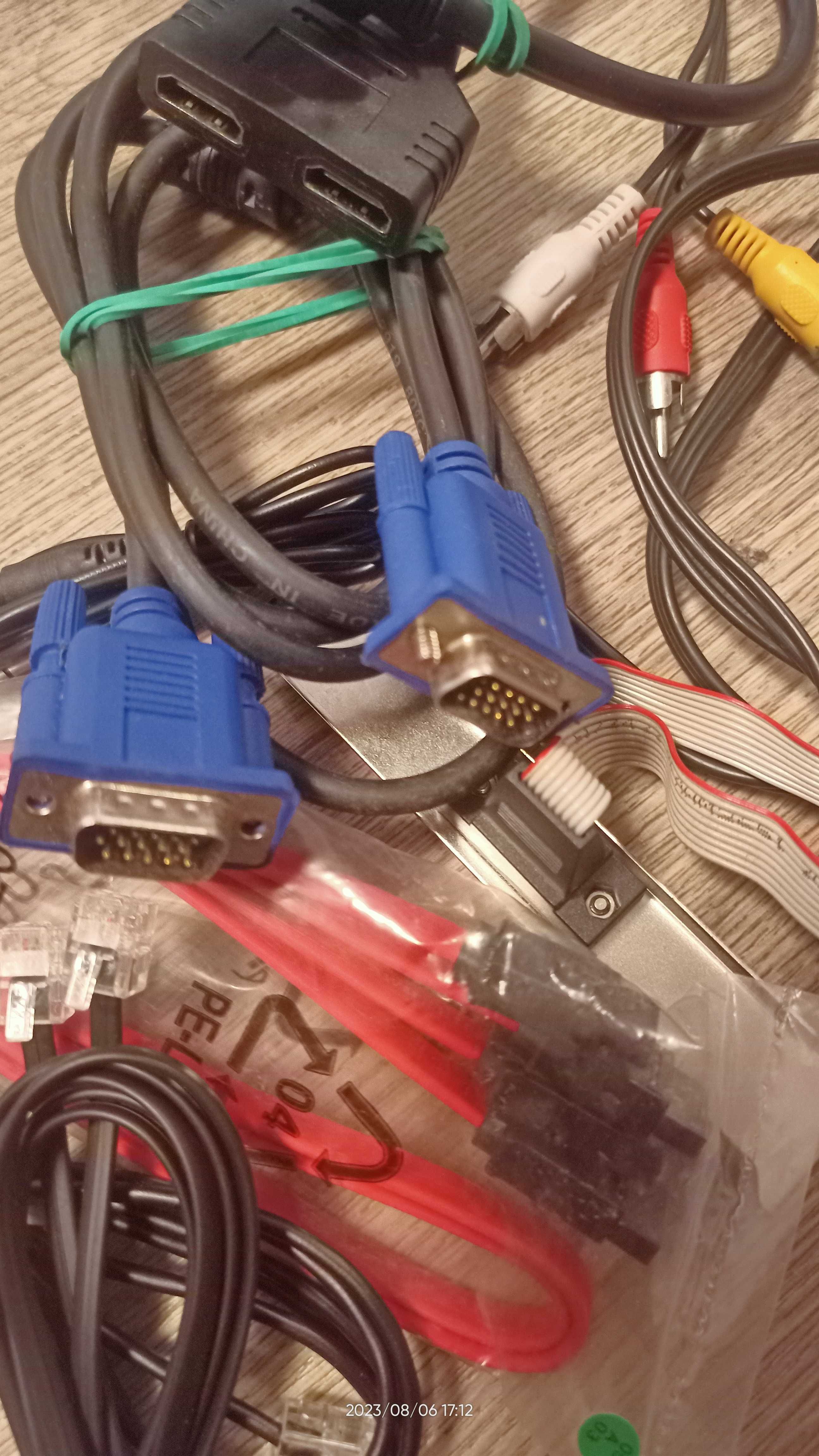 Сплиттер HDMI, планки памяти, оптоволокно,шнуры питания/удлинения комп