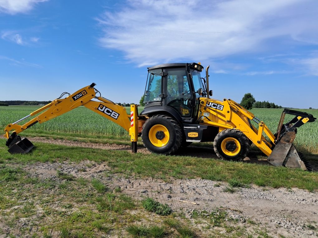 Koparko ładowarka JCB 3cx umowa super stan jak cat 428