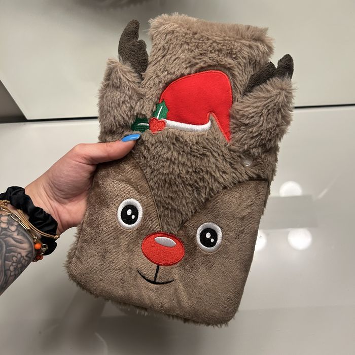 Termofor brązowy renifer 800 ml