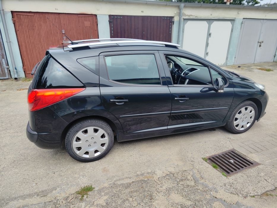 peugeot 207 SW 2009 1.4 nowe sprzęgło,chłodnica,klima, dach panora