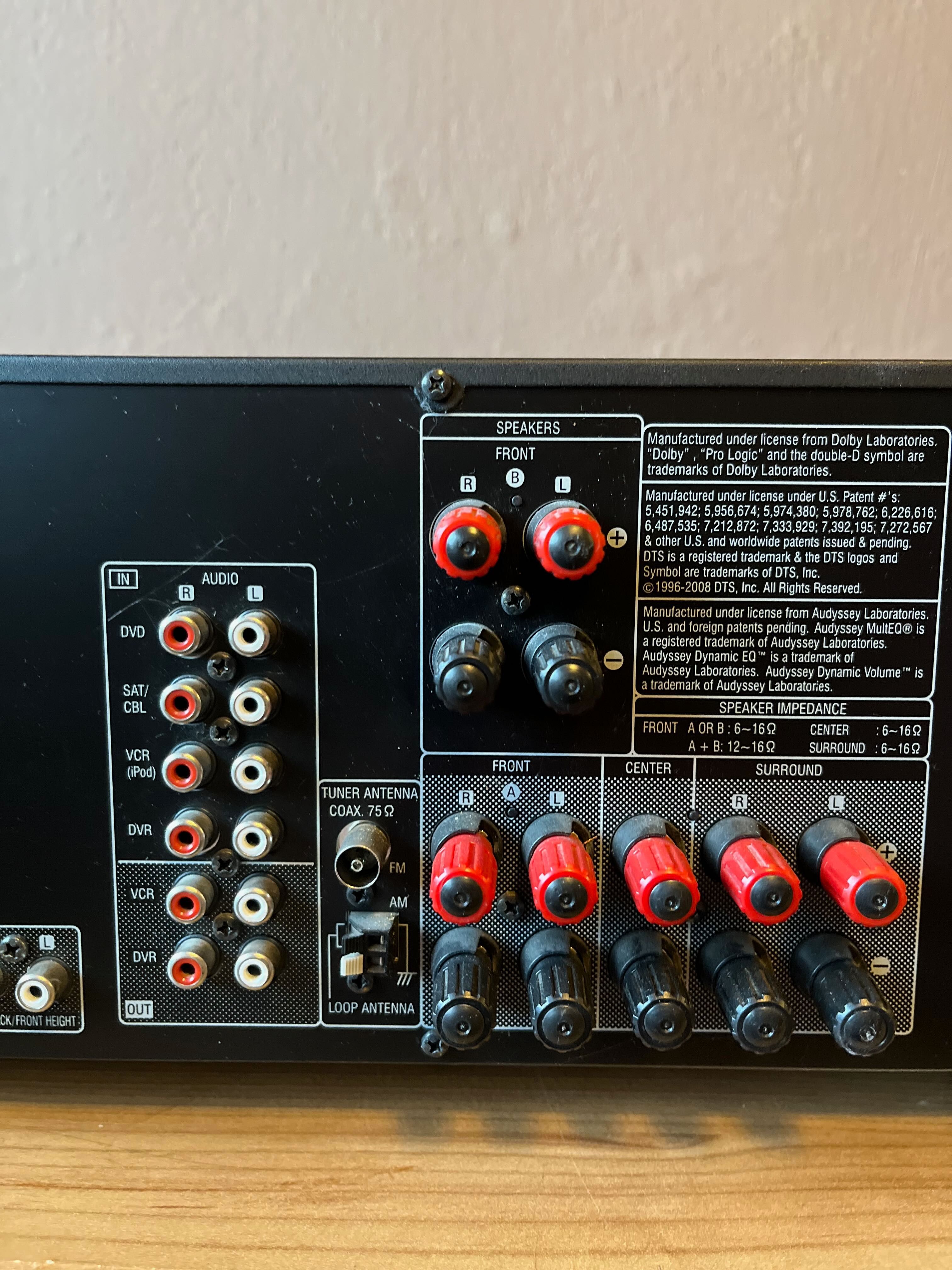 Denon AVR‑1610 – 5.1‑kanałowy amplituner AV z HDMI