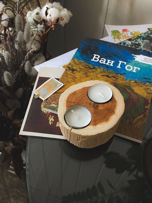 Підсвічники, свічники з дерева