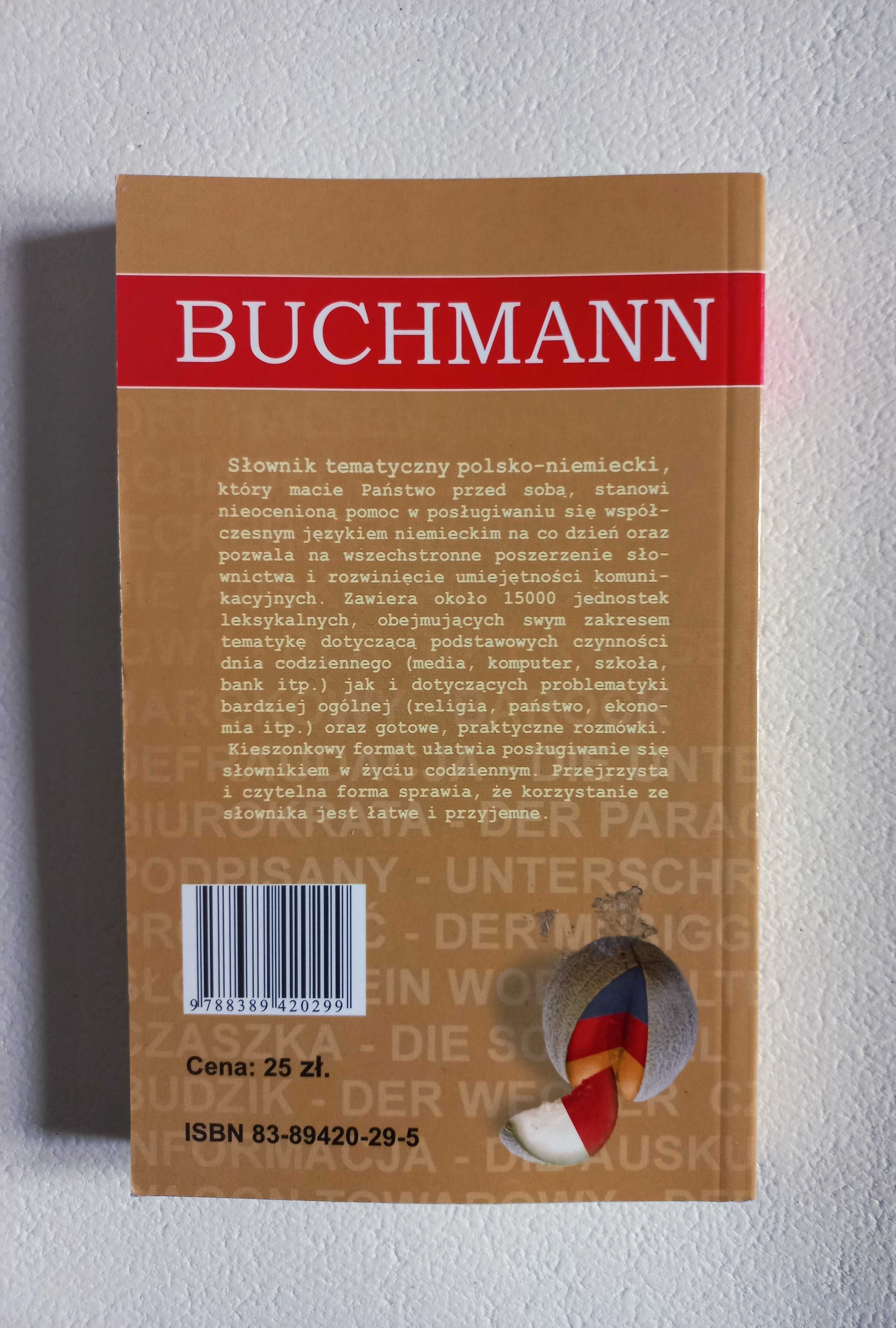 Tematyczny  SŁOWNIK polsko - niemiecki Buchmann