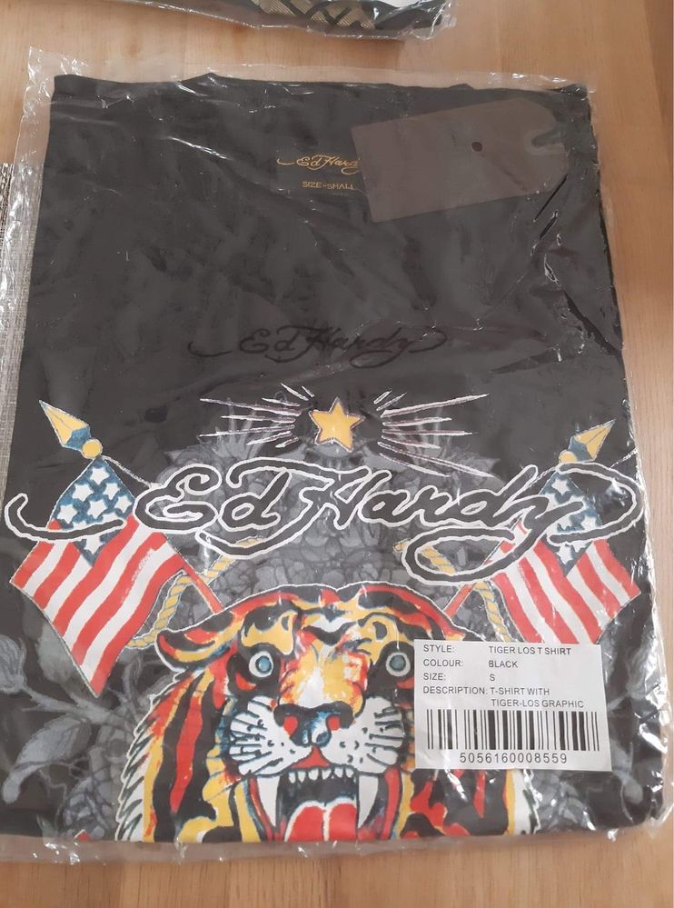 Ed Hardy 4x nowe t-shirty