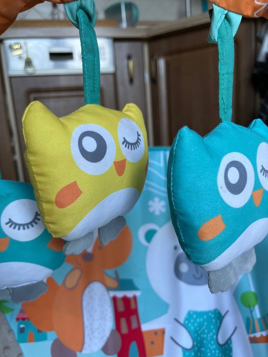 Leżaczek bujaczek dla niemowlaka Ricokids z wibracjami