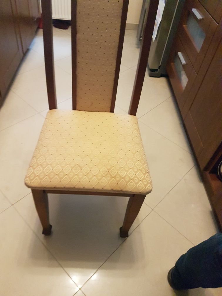 Krzesło drewniane mahoń