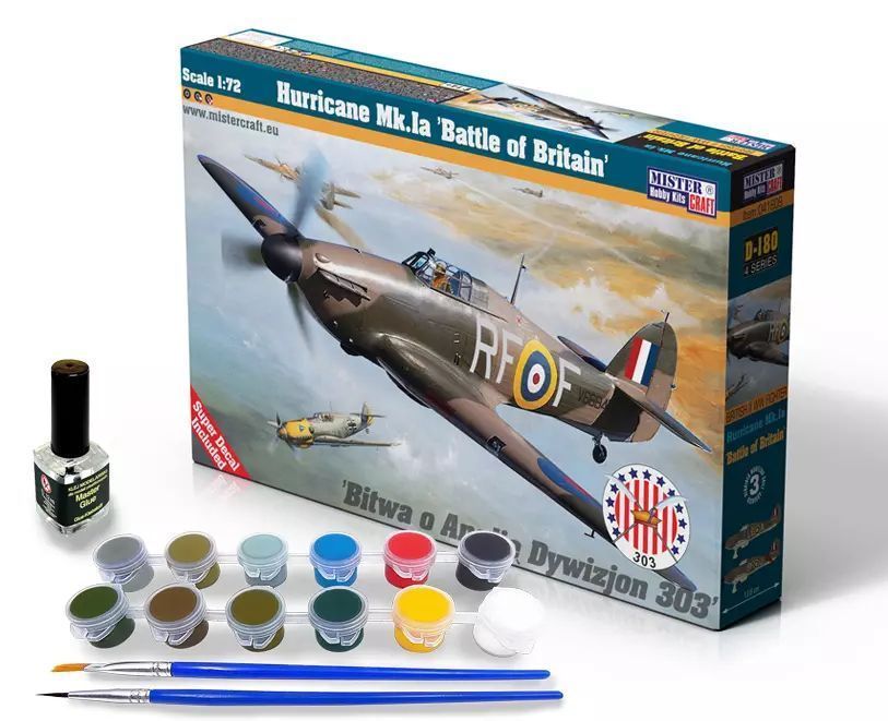 D-180 Hurricane Mk.Ia Battle of Britain, 1:72. Mistercraft