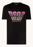 Dsquared2 czarny t-shirt z nadrukiem logo rozmiar XL 100% ORYGINAL