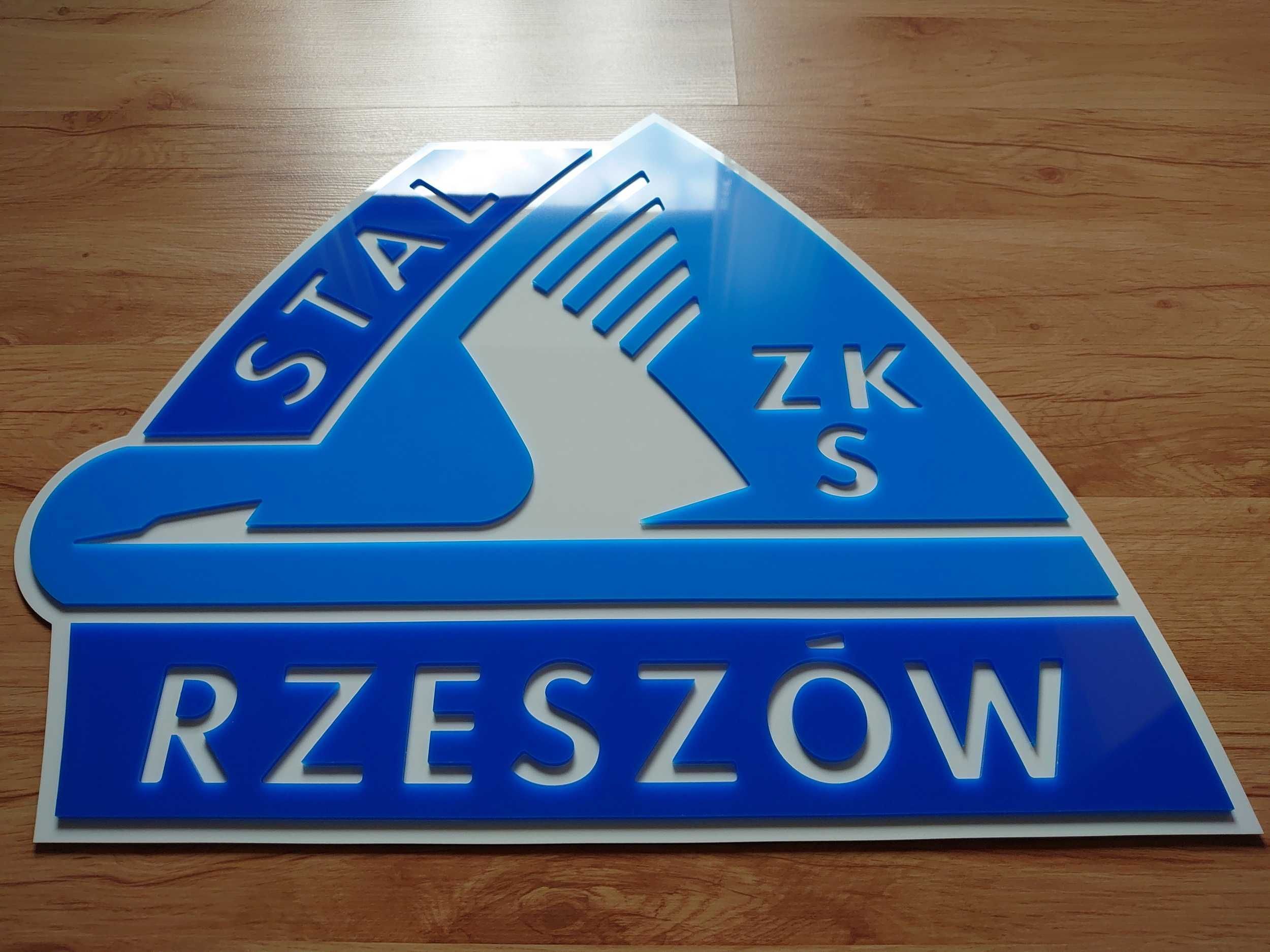 Stal Rzeszów herb szyld na ścianę prezent urodzinowy dla chłopaka męża