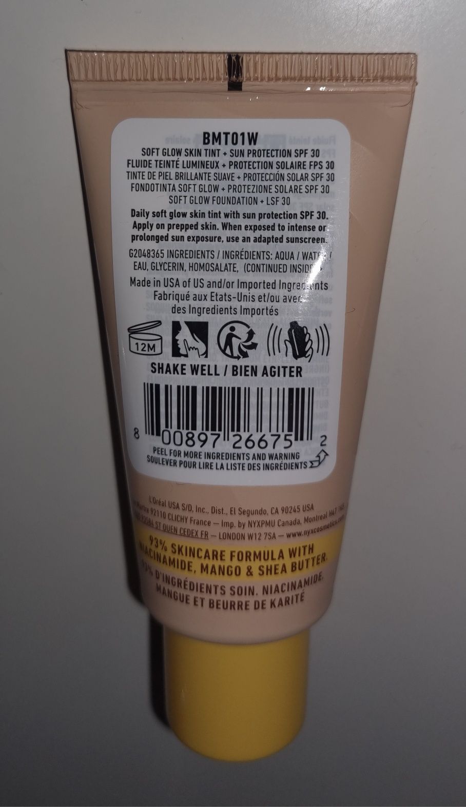 Nyx buttermelt glaze podkład
