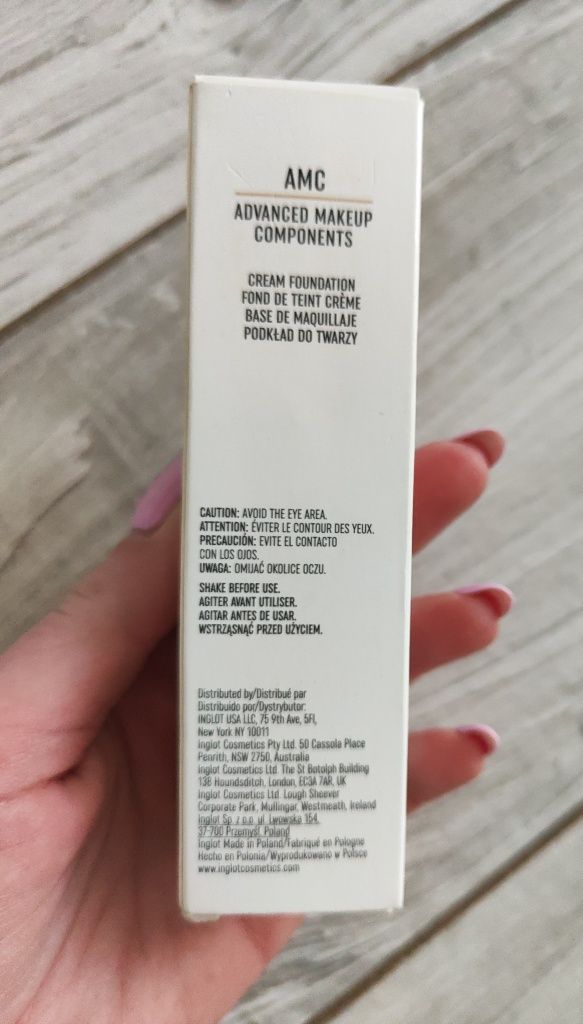 Podkład Inglot AMC Cream Foundation MW 200