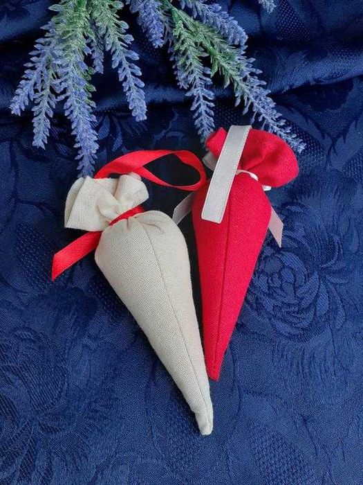 Scented pomanders сердце саше подвески 100% лен сердечки модные