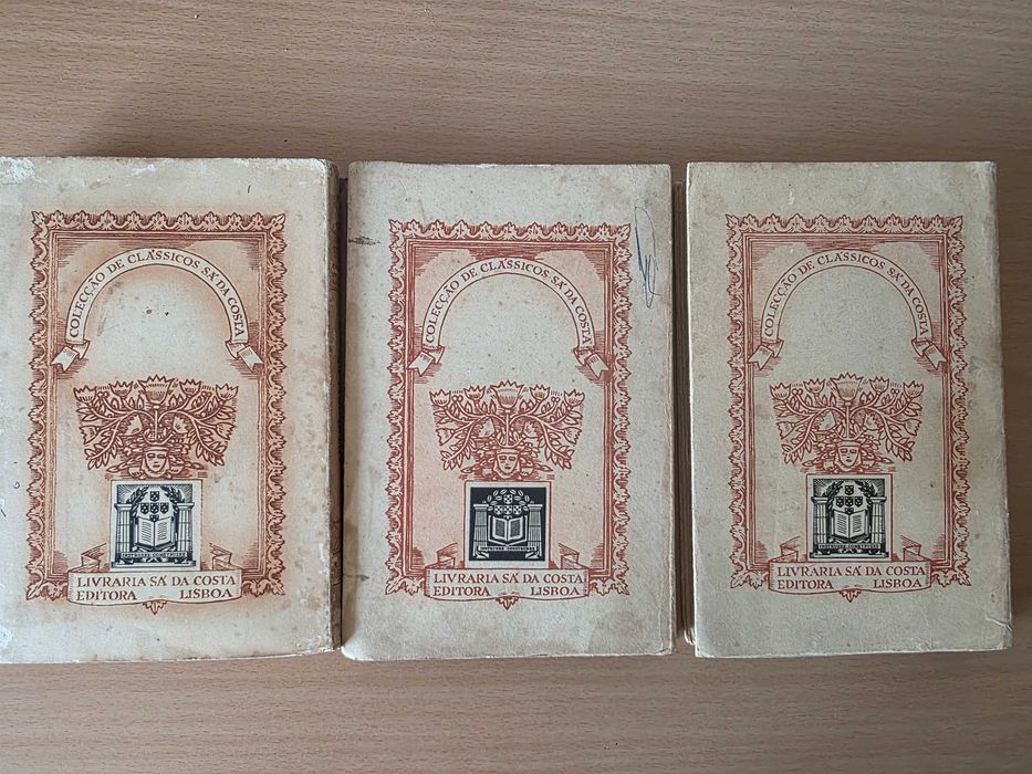 3 livros da Colecção Clássicos Sá da Costa