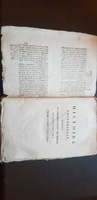 Starodruk, stara książka francuska z 18 wieku
