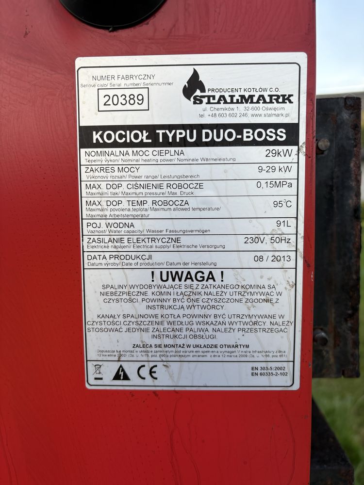 Kocioł Stalmark na ekogroszek