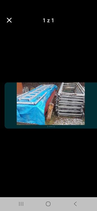 Sprzedam rusztowanie elewacyjne Plettac