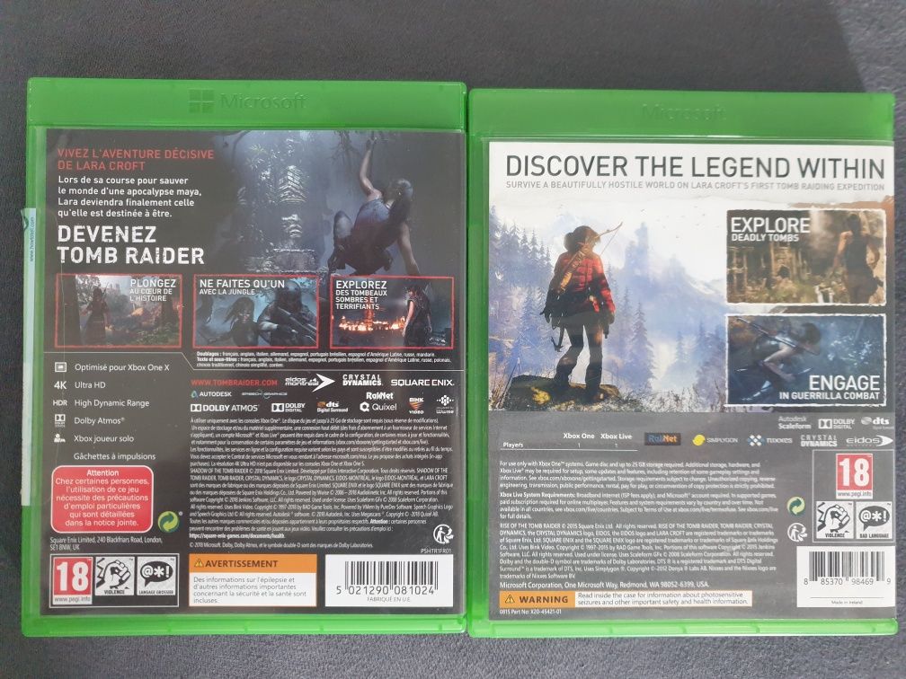 Dwie gry z serii Tomb Raider na Xbox One