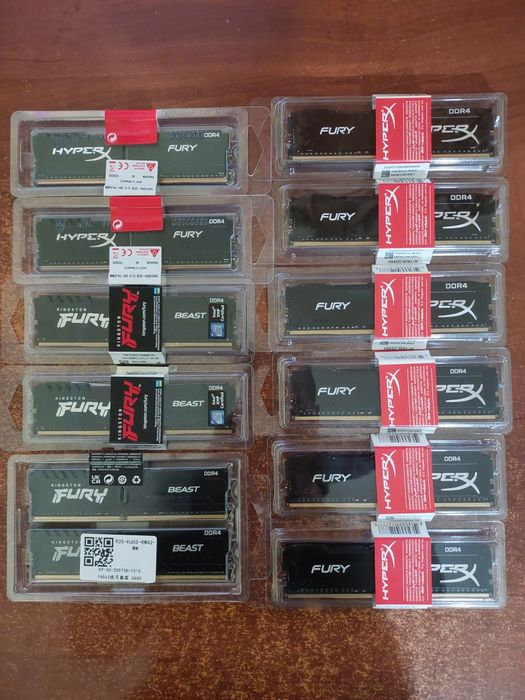 Kingston Fury Beast DDR4 3200/3600Mhz 32GB(2x16GB)