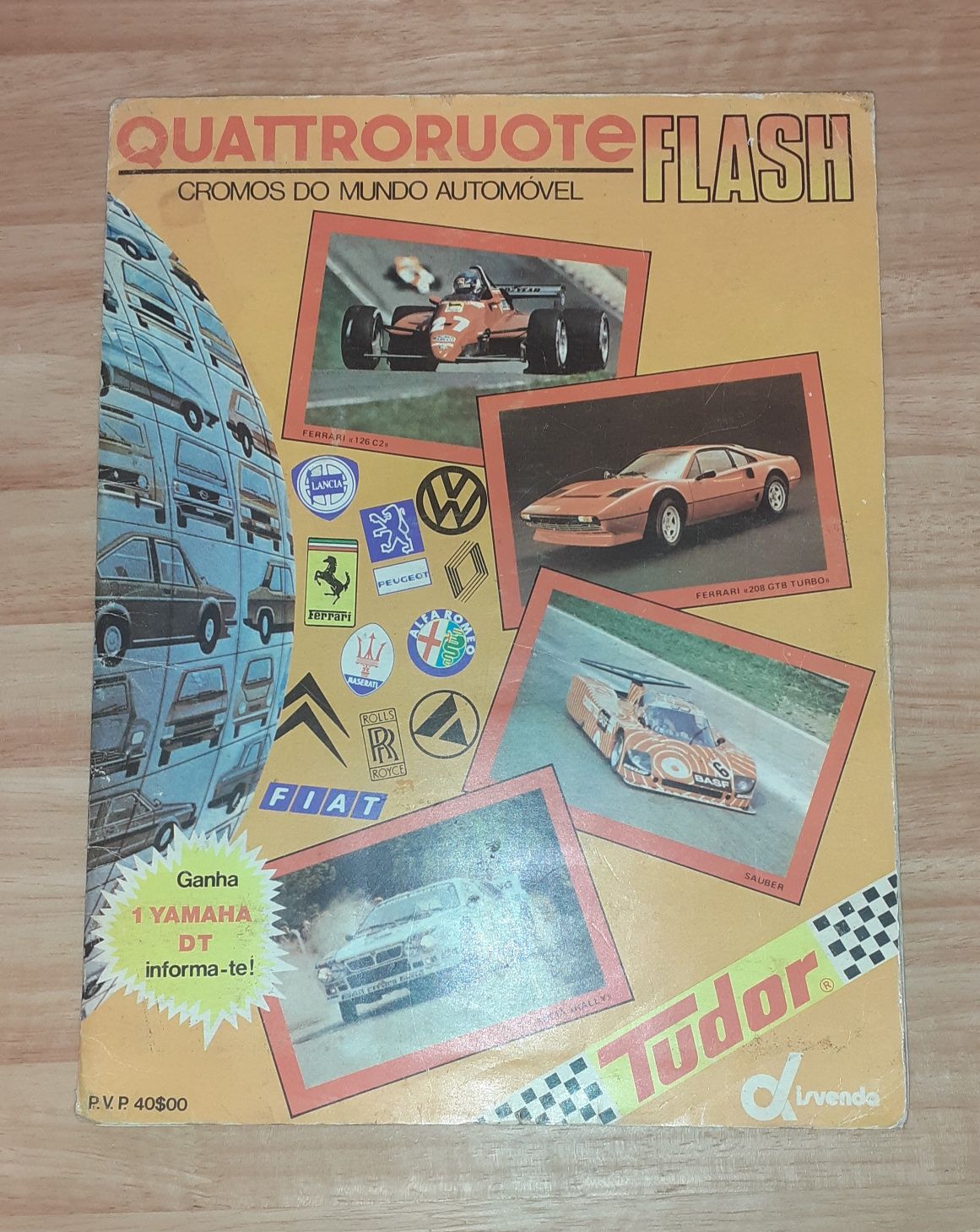 Quattrorupte Flash - cromos do mundo automóvel - Caderneta