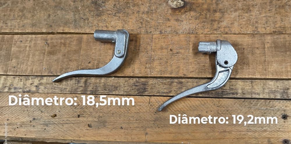 Manete invertida de alumínio francesas/bicicleta Peugeot, motobecane