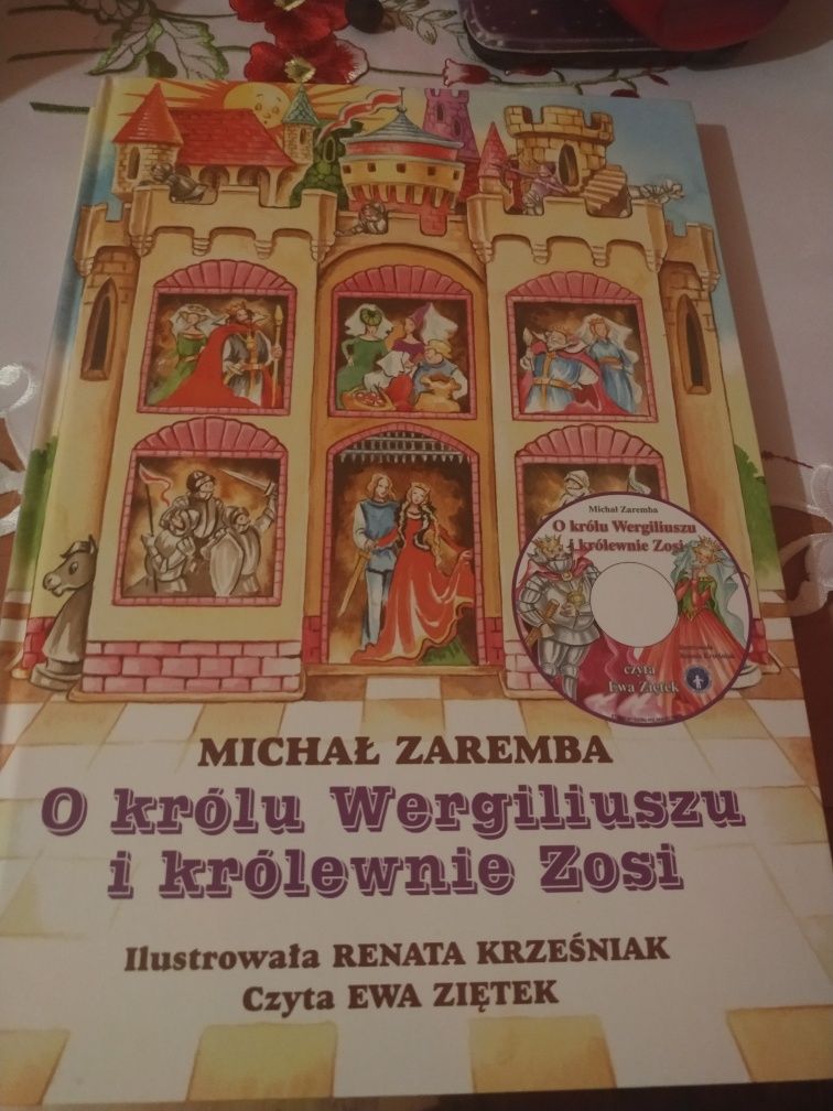Książka dla dzieci ,, O królu Wergiliuszu i królewnie Zosi"